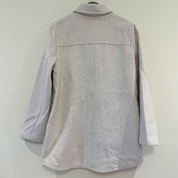 Reiss Oatmeal Nina Wool Over-shirt Women US8 - Picture 7 of 9